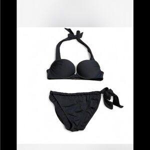 Black‎ Halter Bikini Set